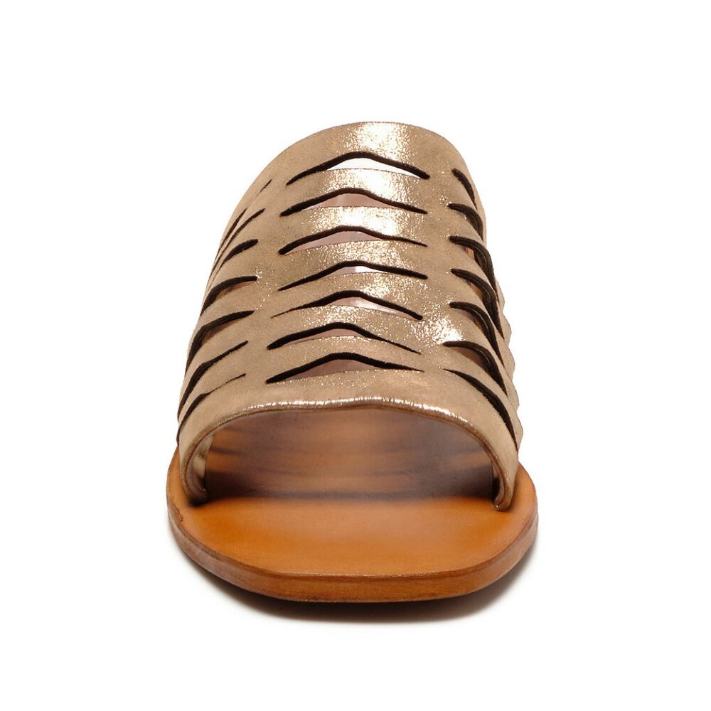 🎉LAST CHANCE🎉 FREE PEOPLE Slice Of Sun Sandals / Rose Gold - Picture 7 of 10